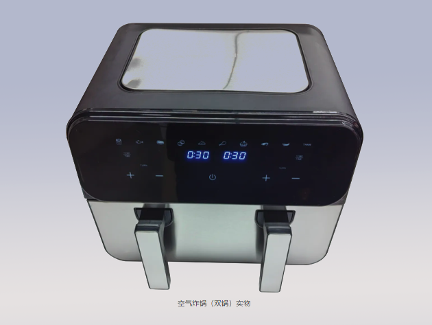中微愛芯雙MCU方案助力高效多觸控雙鍋空氣炸鍋