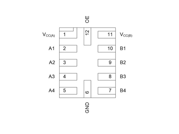 AiPTB0304 中微愛芯 電平轉(zhuǎn)換芯片